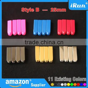 Large Rectangular Metal Aglets Shoe Laces Tips - Customized Yeezy Shoelaces Replacement Tips - Yeezy Shoelaces Metal Endings thumbnail-6
