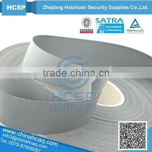 EN471 Silver Reflective Film Reflective Fabric Tape for Garments thumbnail-1