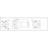 MPA6002 -Membrane Water Pump, Self-priming, Brush DC Motor thumbnail-2