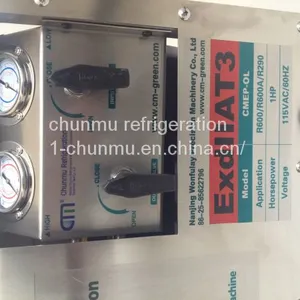 Oil Less Refrigerant Gas Recovery Recharging Machine, Freon Recovery R290,R600 thumbnail-1