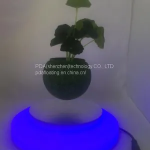 360 Roating Magnetic Levitate Floating Flying Air Bonsai Plant Pot thumbnail-3