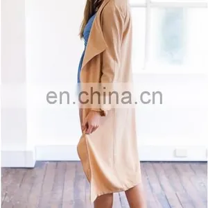 2015 Spring Women Long Coat Model thumbnail-2