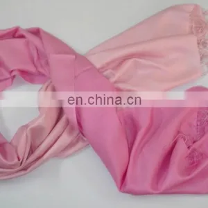 Ombre Silk Shawls,Silk Stoles With Two Tone Design in Delhi thumbnail-2