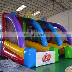 Inflatable Game,3 In 1 Inflatable Basketball Hoop &Hockey Game thumbnail-1