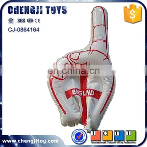 Inflatable Cheerleading Toy Wave Hand 1 Finger Big Hand for Cheering thumbnail-1