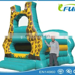 Commercial Inflatable Giraffe Bouncer/inflatable Giraffe Jumping Bouncer/giraffe Inflatable Bouncer Castle thumbnail-2
