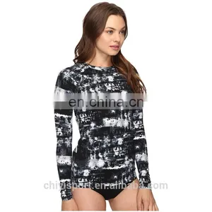 Custom Printed Women Long Sleeves Rash Guards Rashguards thumbnail-4