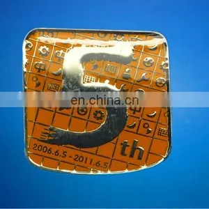 Custom Garment Metal Plate With Epoxy AP thumbnail-1