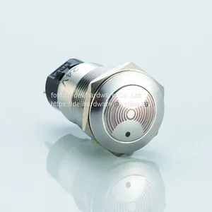 12 Volt LED 6 Pin Stainless Metal Push Button Switch thumbnail-4