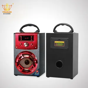 Christmas High Quality Mini Karaoke Speaker FM Radio BT Speaker With LED Light and Remote Function thumbnail-2