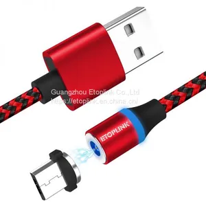 Mobile Phone Accessories Magnetic USB Data Charging Cable for TYPE C MICRO USB AND IOS thumbnail-1