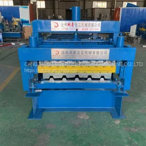 Roof Use Double Layer Steel Roof Sheet Roll Forming Machine Manufacturer thumbnail-2