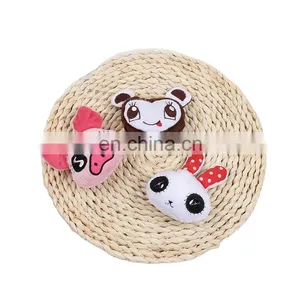 Cute Pet Play Chew Toys Animals Head Pet Toys Plush thumbnail-1