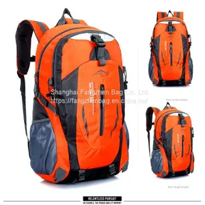 2021 Fancy Custom Logo Unisex Backpack Travel Outdoor Polyester Bookbags thumbnail-1