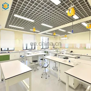 School Laboratory Furniture Work Bench Computer Lab Furniture Table thumbnail-2
