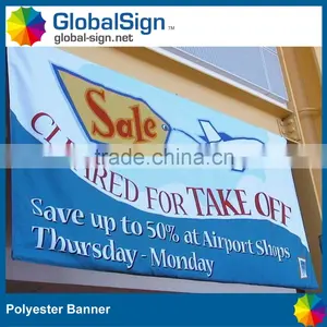 Decoration Usage Polyester Banner With Sublimation Printed thumbnail-4