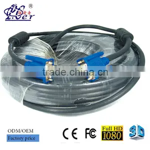 High Quality Male to Male VGA CABLE SVGA CABLE With Singal Filter thumbnail-1
