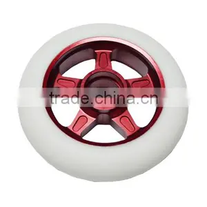 China Big Factory Stunt, Scooter Components 110mm Scooter Wheels, Aluminium Core Pu Wheels thumbnail-1