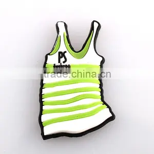 Tank Top Shape Soft Pvc Refrigerator Souvenir Magnets thumbnail-1