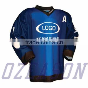 Custom Made Ice Hockey Jersey,Cheap Sublimated Hockey Uniform thumbnail-2