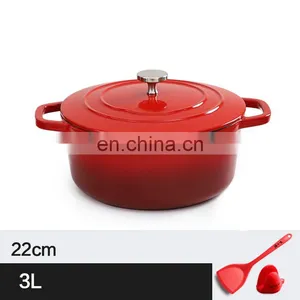 Enamel Cast Iron Dutch Oven Casserole Sauce Pan thumbnail-4