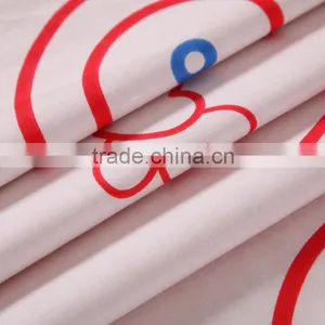 100%cotton Print Fancy Duvet Covers Cartoon Bed Linen for Children Heart Comforter Set thumbnail-4