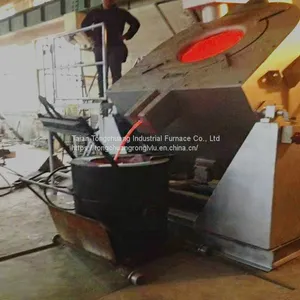 Aluminum Alloy Melting Furnace Spot 500 kg Dump Crucible Melting Furnace thumbnail-3