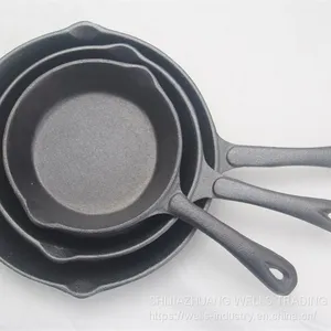 Cast Iron Frypan Pan Grill Steak Pan thumbnail-1