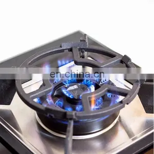 Standing Gas Cooker Accessories Burner Parts 6 Burner Gas Cooker With Gas Oven thumbnail-1