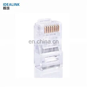 Low Price Male 8p8c Rj45 Connector 100pcs Set Cat6 Rj45 Modular Plug thumbnail-1