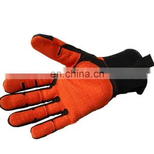 High Performance Anti Impact Touchntuff TPR Protective Antislip Mechanic Work Safety Gloves thumbnail-4