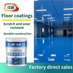 Epoxy Self Leveling Inorganic Nano Silicon Waterborne Floor Paint Cement Ground Curing thumbnail-2