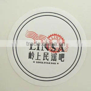 Blank White Absorbent Paper Coaster, Water Absorbing Hotel Coaster thumbnail-1