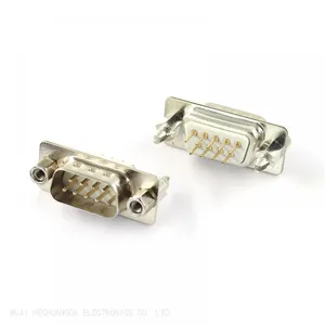 With Fixed Screw DP9 DP15 DP25 DP37 MALE FEMALE PCB CONNECTOR Insert Plate Type D-Sub DB9 DB15 DB25 DB37 9/15/25/37 Pin thumbnail-2