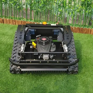 Remote Control Slope Mower, China Remote Control Hillside Mower Price, Remote Control Lawn Mower With Tracks for Sale thumbnail-4