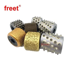 Premium Quality Stone Diamond Grinding Bush Hammer Rollers for Litchi Effect thumbnail-1