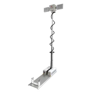 Portable Solar Light Tower With CCTV Camera and Backup Generator thumbnail-1
