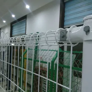 China Suppliers Galvanized Powder Coated Welded Wire Mesh Roll Top Fencing Panels BRC Fence thumbnail-3