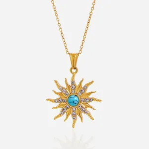 Sea Water Resistant Stainless Steel Necklace Charm Non-Tarnish 2-Year Color Retention thumbnail-2