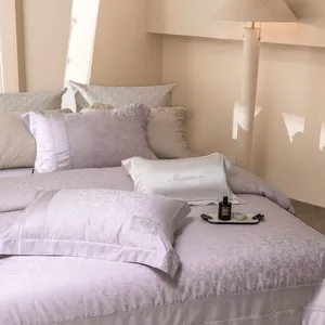 Cooling 100% Cotton King Bedding Set, All-Season Lightweight Breathable 4-Piece Set thumbnail-5