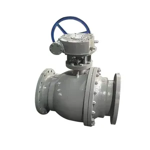 Manufacturer Direct Sales of High-quality Turbine Drive Fixed Flange Ball Valve thumbnail-4