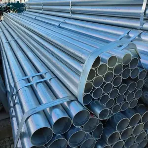 Q235 2 Inch BS138 Galvanized ERW ASTM Thread/Grooved/Painted Pre Galvanized Steel Pipe thumbnail-2
