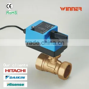 Fan Coil Unit Motorized Ball Valve With Pressure Regulator thumbnail-1