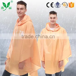YANLI High Quality Pvc Waterproof,windproof Poncho Raincoat for Adult thumbnail-1