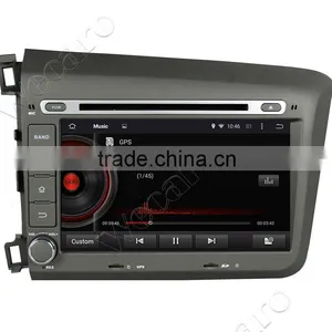 Wecaro Android 4.4.4 Car Dvd Player High Quality 8 for Honda Civic Navigation System OBD2 Playstore 2012 2013 thumbnail-3