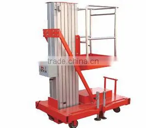 High Quality Single Mast Aluminium Alloy Hydraulic Lift Platform thumbnail-1