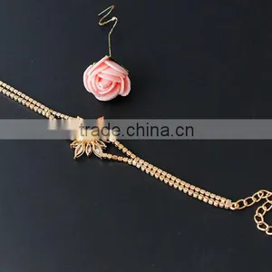 Gold and Silver Lotus Flower Bracelet For Women Fashion Jewelry thumbnail-5