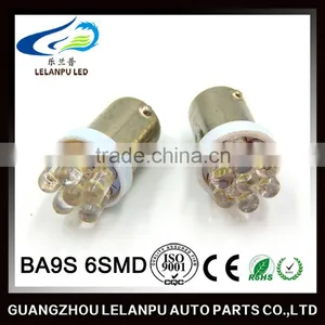 Factory Price Auto Led Lamp 12v BA9S 6smd Led Car Accessories Led Lights thumbnail-2