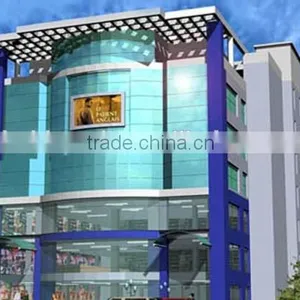 6063T5 Aluminum Hollow Frame for Facade Structural Construction thumbnail-1
