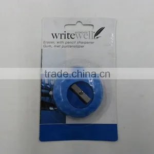 Round Eraser With Pencil Sharpener thumbnail-1